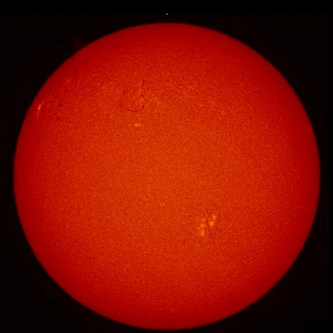 Image of Sun's chromosphere