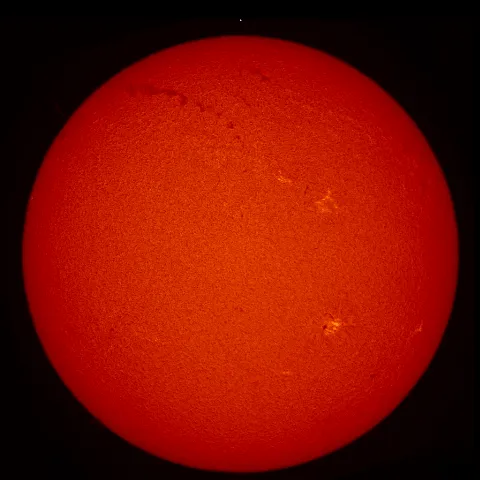 Image of Sun's chromosphere