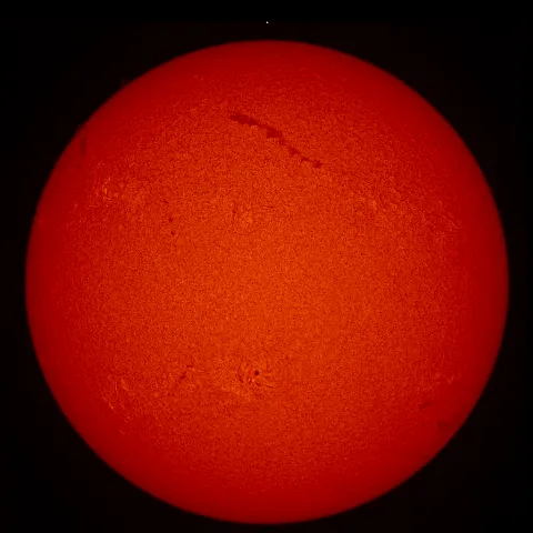 Image of Sun's chromosphere