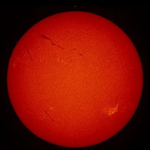 Image of Sun's chromosphere