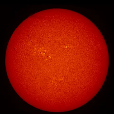 Image of Sun's chromosphere