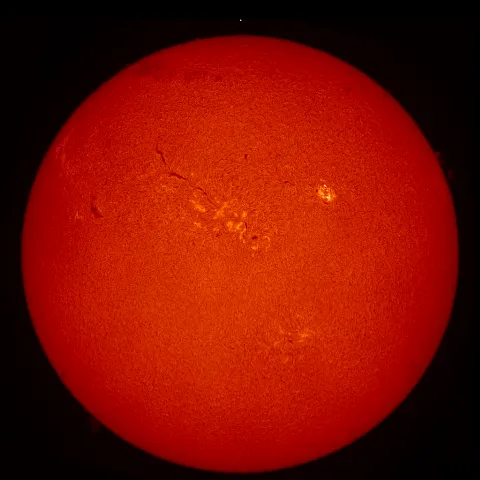 Image of Sun's chromosphere