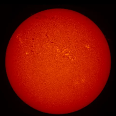 Image of Sun's chromosphere