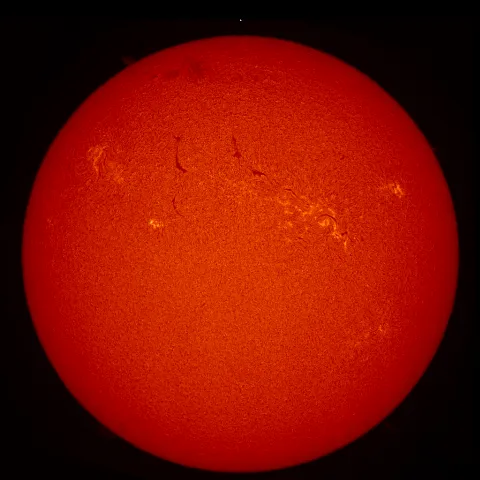 Image of Sun's chromosphere