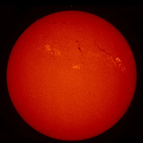 Image of Sun's chromosphere