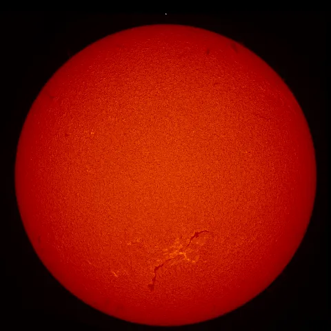 Image of Sun's chromosphere