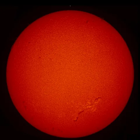 Image of Sun's chromosphere