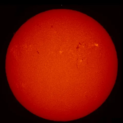 Image of Sun's chromosphere