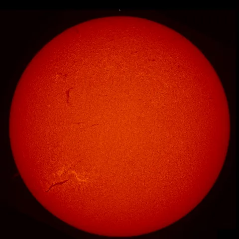 Image of Sun's chromosphere