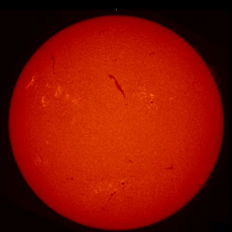 Image of Sun's chromosphere