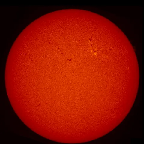 Image of Sun's chromosphere