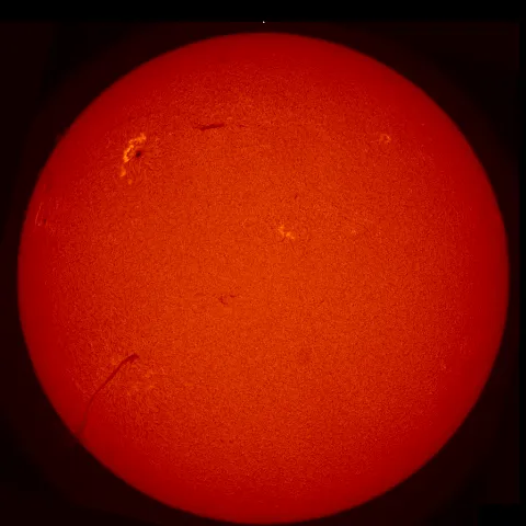 Image of Sun's chromosphere