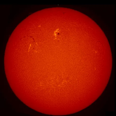 Image of Sun's chromosphere