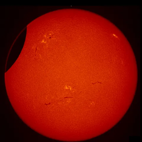 Image of Sun's chromosphere