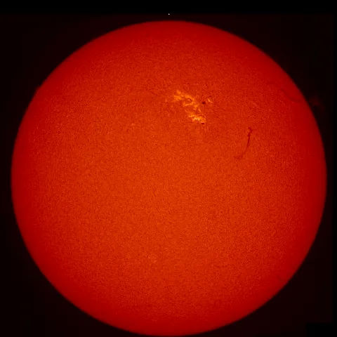 Image of Sun's chromosphere