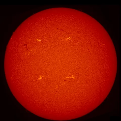 Image of Sun's chromosphere