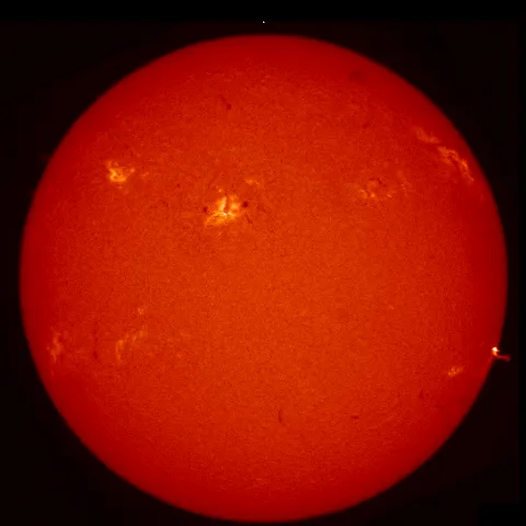 Image of Sun's chromosphere