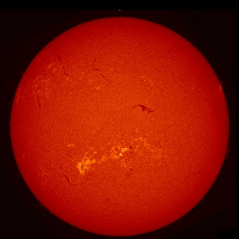 Image of Sun's chromosphere