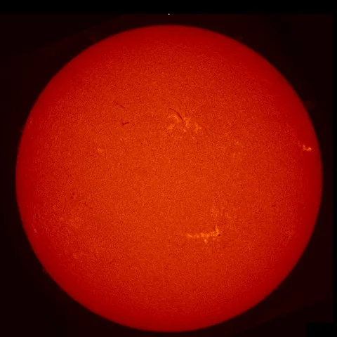 Image of Sun's chromosphere