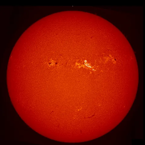 Image of Sun's chromosphere