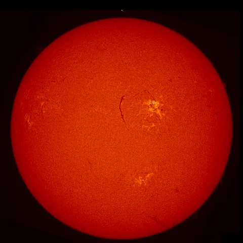 Image of Sun's chromosphere