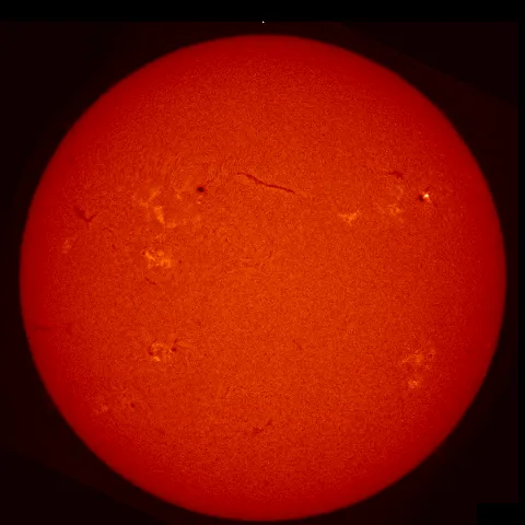 Image of Sun's chromosphere