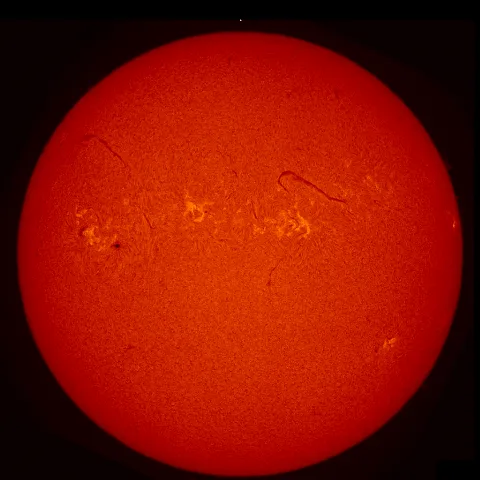 Image of Sun's chromosphere