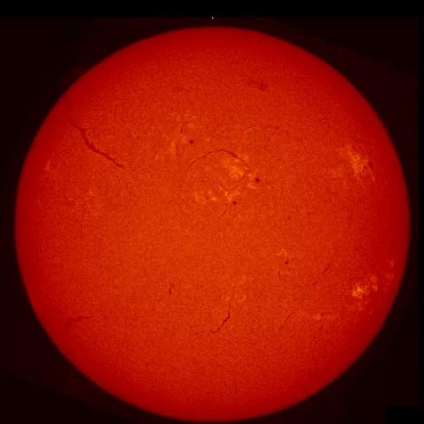 Image of Sun's chromosphere