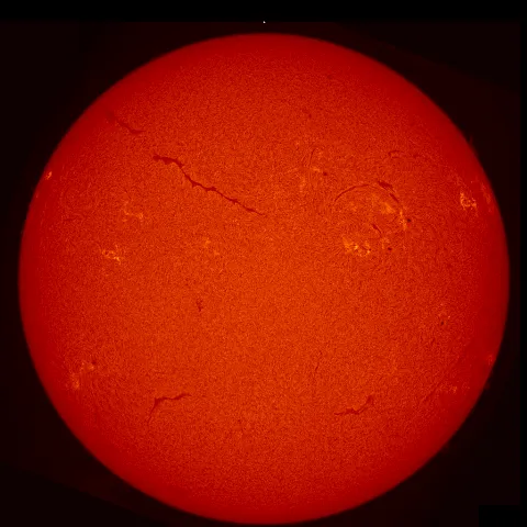 Image of Sun's chromosphere