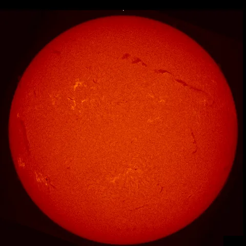 Image of Sun's chromosphere