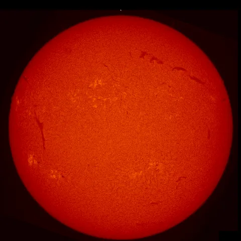 Image of Sun's chromosphere