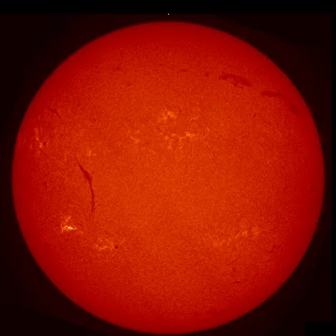 Image of Sun's chromosphere