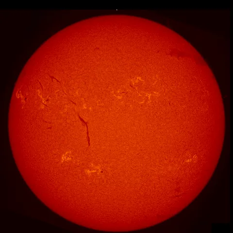 Image of Sun's chromosphere