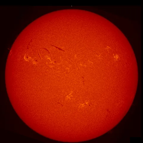 Image of Sun's chromosphere