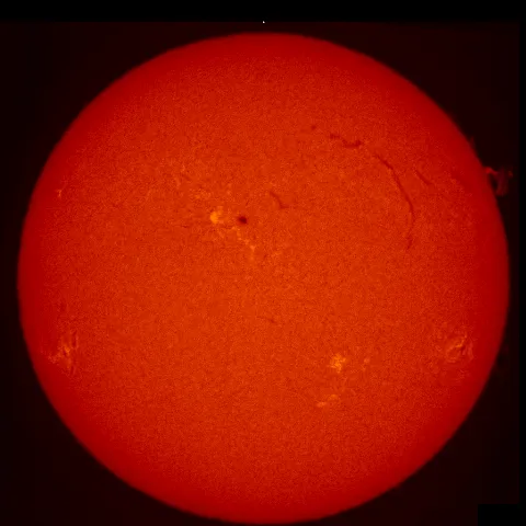 Image of Sun's chromosphere