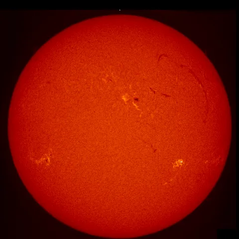 Image of Sun's chromosphere