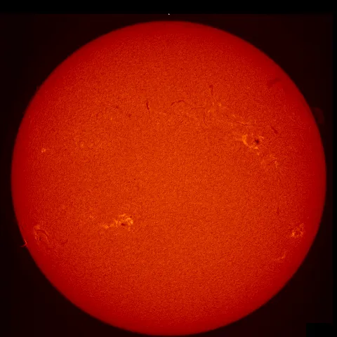 Image of Sun's chromosphere