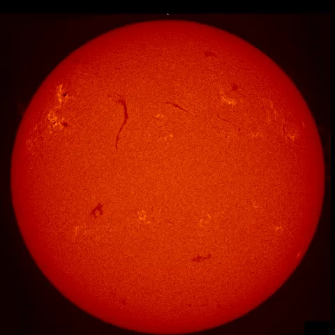 Image of Sun's chromosphere