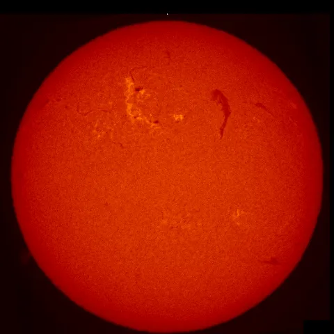 Image of Sun's chromosphere