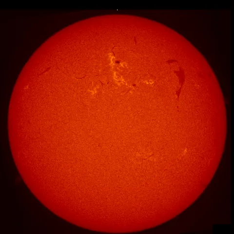 Image of Sun's chromosphere