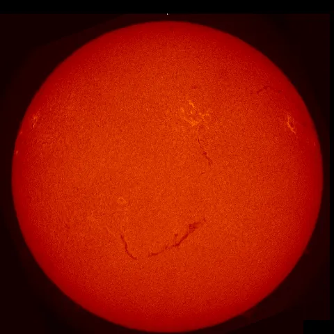 Image of Sun's chromosphere