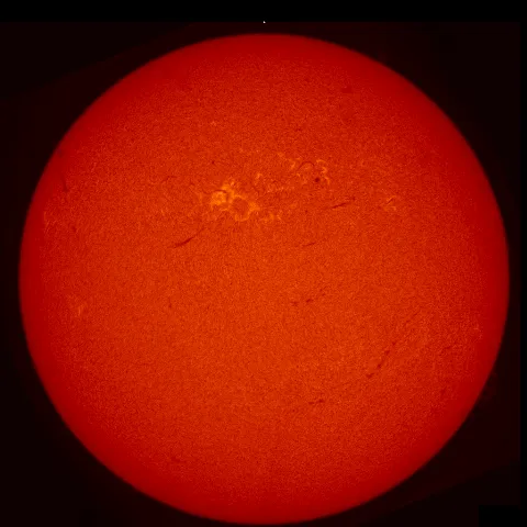 Image of Sun's chromosphere