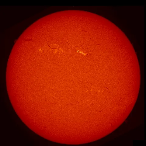 Image of Sun's chromosphere