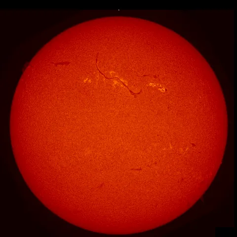 Image of Sun's chromosphere