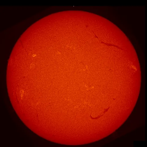 Image of Sun's chromosphere