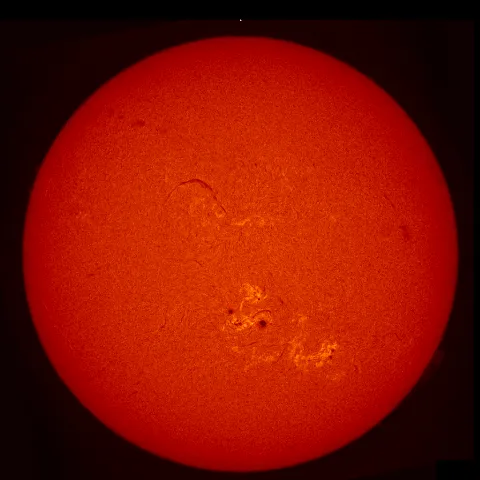 Image of Sun's chromosphere