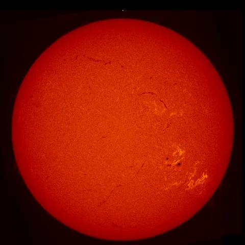 Image of Sun's chromosphere