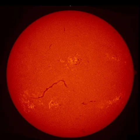 Image of Sun's chromosphere