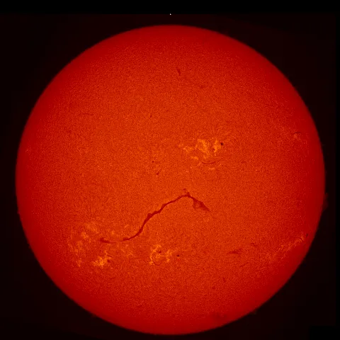 Image of Sun's chromosphere