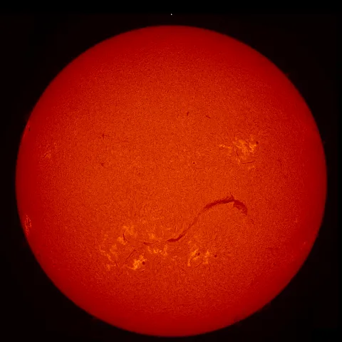 Image of Sun's chromosphere